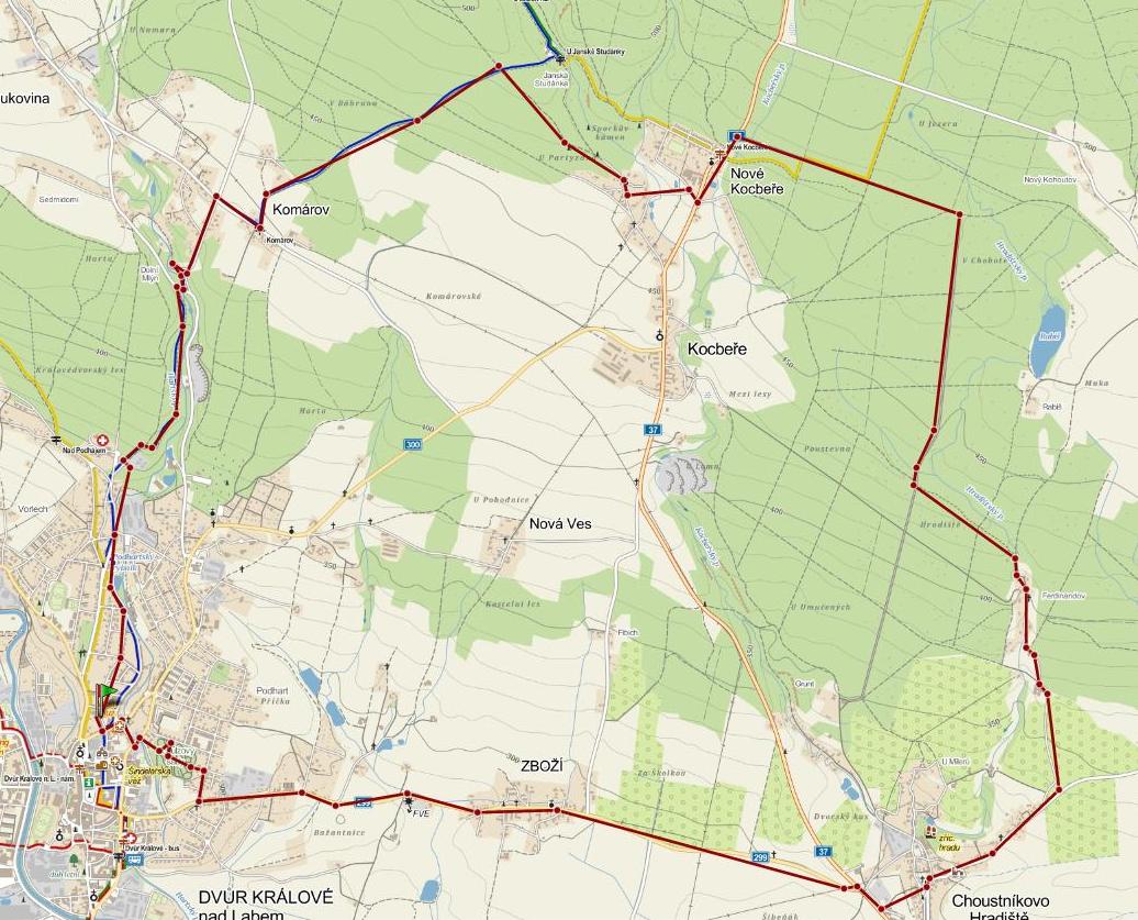 Doporučujeme tento okruh pro cyklisty