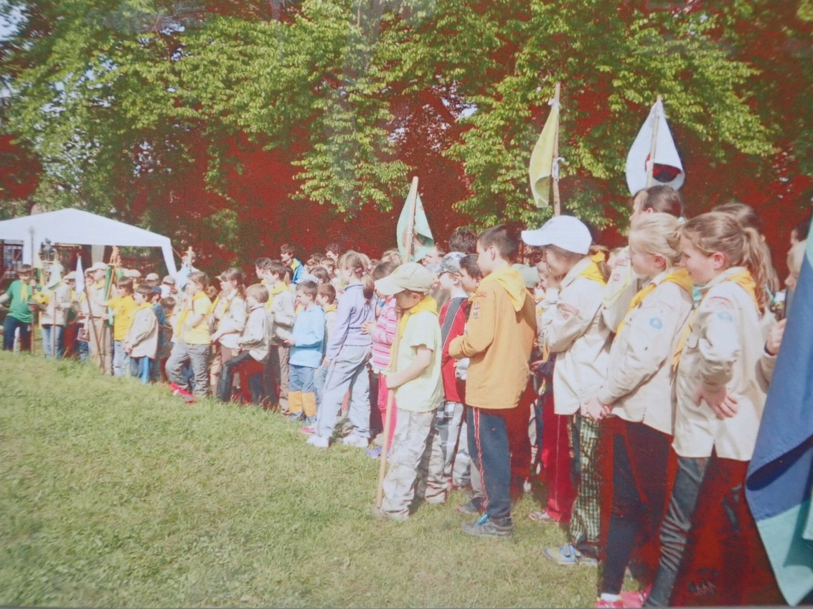 Závod vlčat a světlušek pořádaný naším střediskem 10.5. 2014